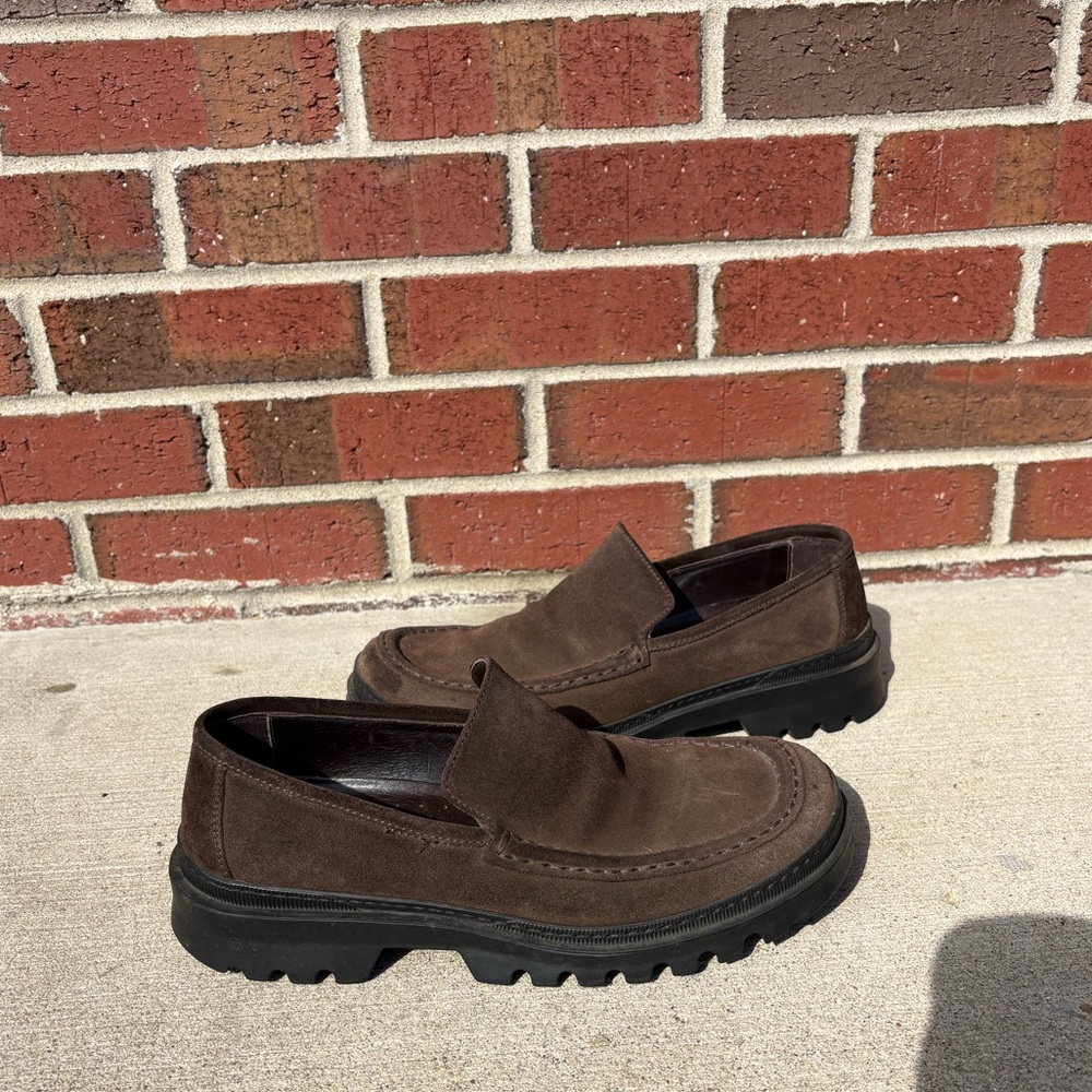 Too Boot New York Men's Brown Suede Slip-On Loafers 9.5